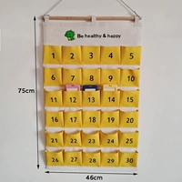 Желтая сумка для карточек АА с 30 карманами