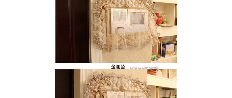 Hộp đồng hồ điện nắp ren vỏ điện thoại đế chống bụi điện thoại chuông cửa máy che công tắc vải trang trí che chắn bảo vệ hộp điện - Bảo vệ bụi