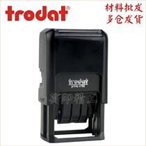 Zhuoda 4750 text date seal adjustable date back ink printing material wholesale 41x24mm not lettering