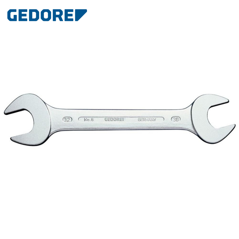 German Imports Gidori GEDORE Steamers Industrial Manufacturing Opening Wrench 6MM 4x4 5-55x60