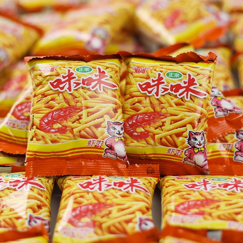 Aishang Mimi Shrimp Sticks and Crab Flavor Granules 80 Packs Childhood Nostalgia Office Snacks Leisure Food Gift Pack Aishang Mimi Shrimp Sticks and Crab Flavor Granules 80 Packs Childhood Nostalgia Office Snacks Leisure Food Gift Pack