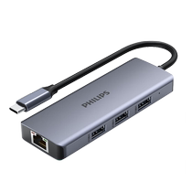 170 Philips typec expansion dock HDMI high-definition converter 4K expansion USB multi-interface hub Thunderbolt 4 accessories PD fast charging suitable for computers notebooks tablets and mobile phones