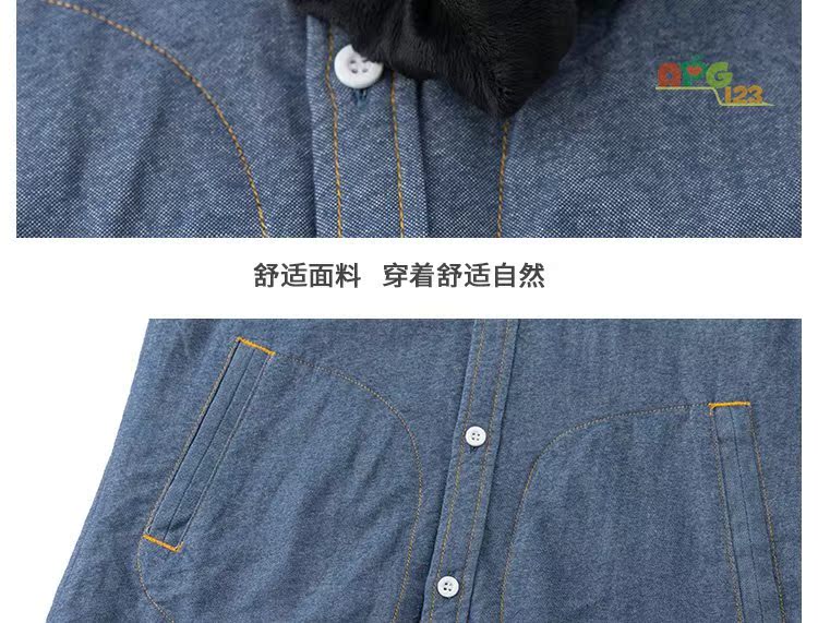 Áo phông bé trai denim họa tiết bé trai cộng với áo nhung dày 2018 trẻ em mùa thu đông mới thời trang bé trai