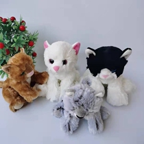 Foreign trade tail single fat fat cat small flower Cat plush doll