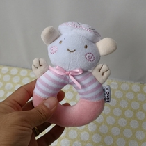 Full 58 yuan foreign trade Lamb Round Hand ring rattle plush hand ring baby toy