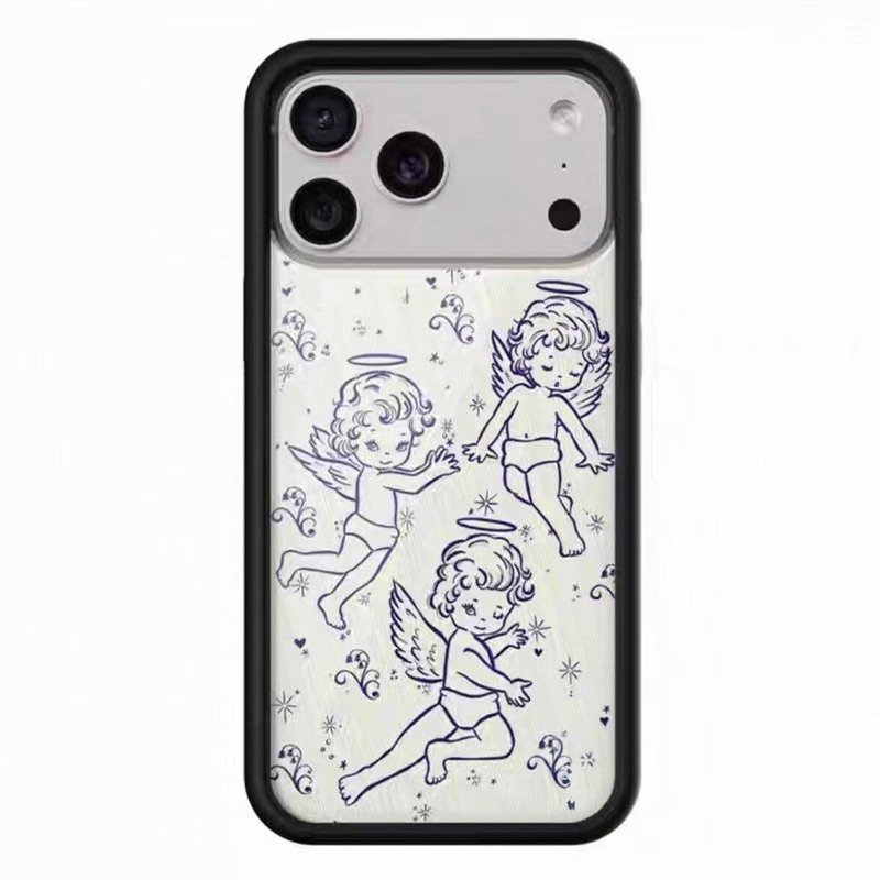 European and American Wildflower Phone Case Wf Phone Case Three Cherubs Suitable for iPhone 15 Apple 18Pro/14Promax Phone Case Nailea Devora Co-Branded Anti-Drop 17/16 European and American Wildflower Phone Case Wf Phone Case Three Cherubs Suitable for iPhone 15 Apple 18Pro/14Promax Phone Case Nailea Devora Co-Branded Anti-Drop 17/16