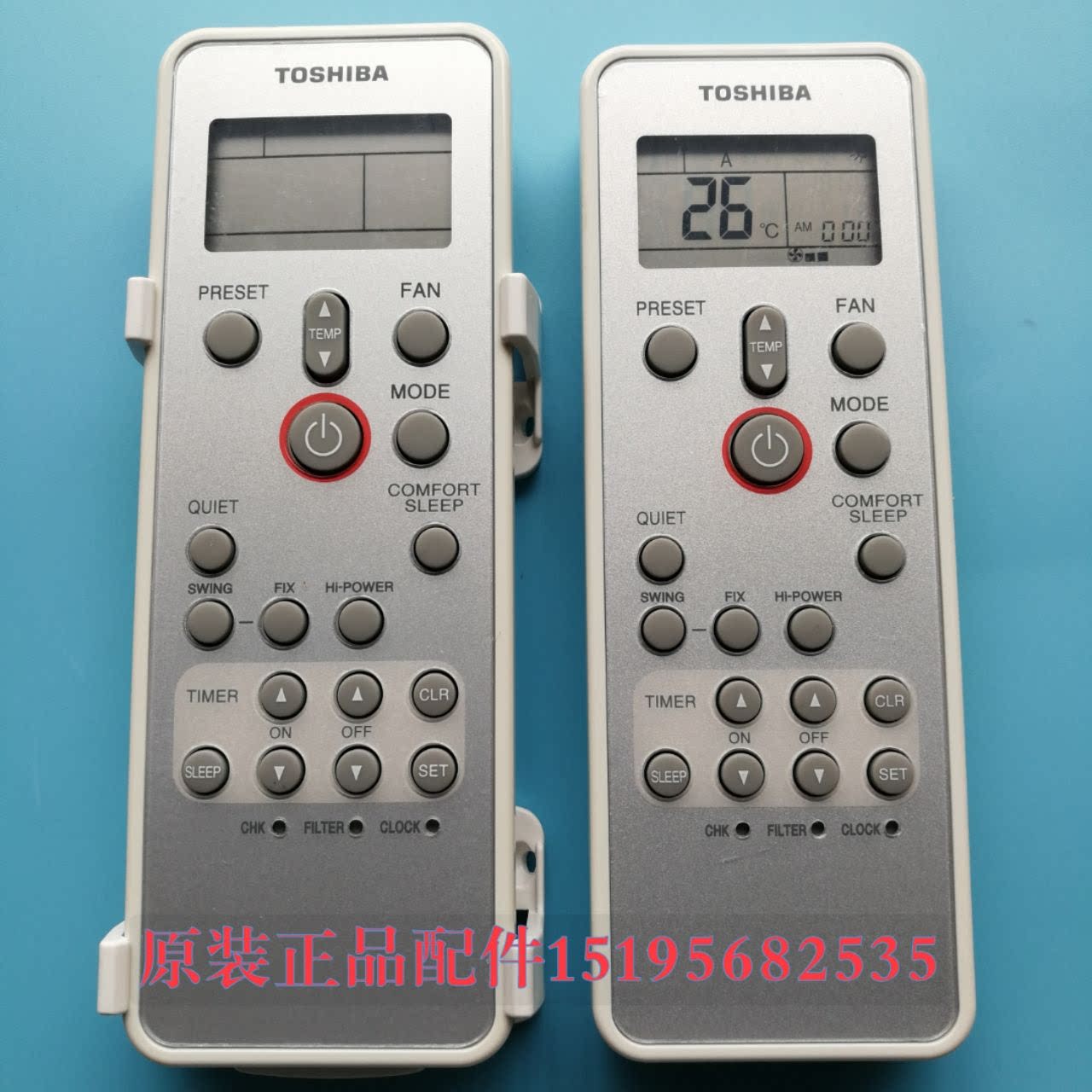 New Toshiba Central Air Conditioning Wireless Remote Control New Original BRC-ACX33CE WH-L11SE Remote Control