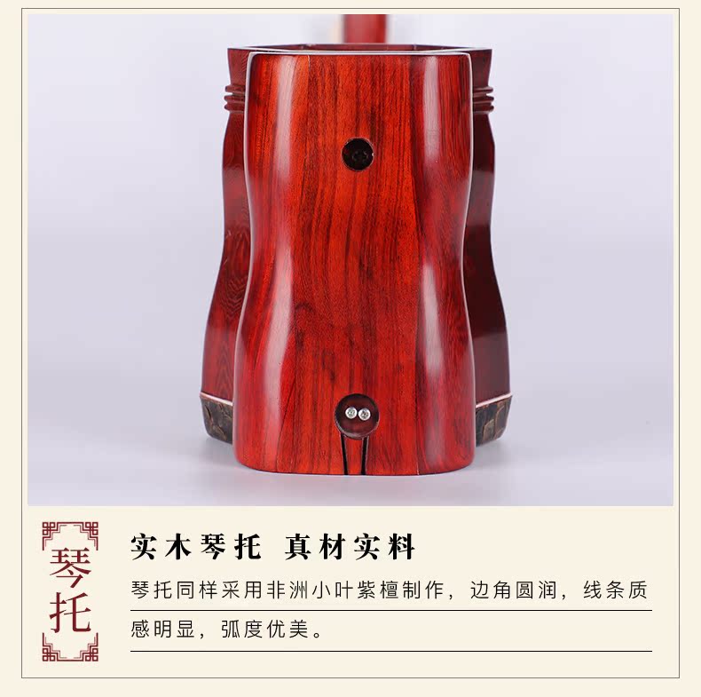 Saihu thương hiệu năm sao gỗ hồng sắc đàn hương gỗ hồng sắc chơi chữ ký kho báu chuyên nghiệp đàn nhị nhạc cụ quốc gia - Nhạc cụ dân tộc dan ti ba