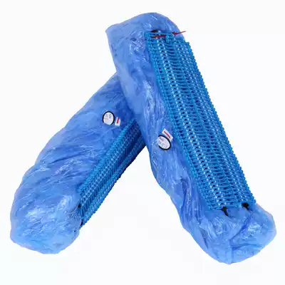 Continuous shoe cover drag type business machine foot pull shoe bag automatic shoe cover machine special PE plastic thickening