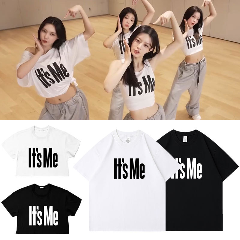 Illit Single Song It's Me Dance Studio Merchandise Same Style Short-Sleeve T-Shirt Printed Top Unisex Summer Illit Single Song It's Me Dance Studio Merchandise Same Style Short-Sleeve T-Shirt Printed Top Unisex Summer