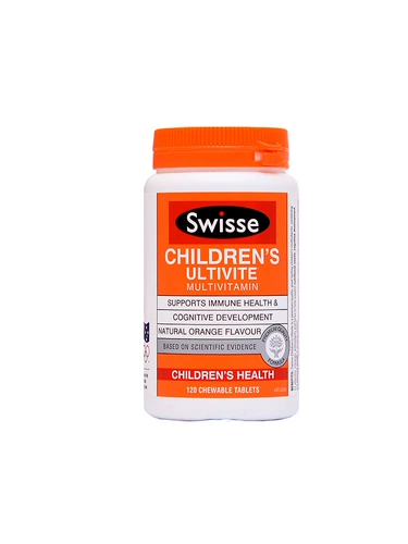 Swisse Kids's Composite Composite Vitamin Mineralsinging Tablets Talks Sweet Orange Flavor 120 рамки Австралии
