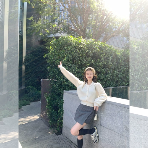 Madofit Madou/Kewpie Doll Love God God Callow Flower Little Pearl Мягкий клейкий пот свитер Caddy