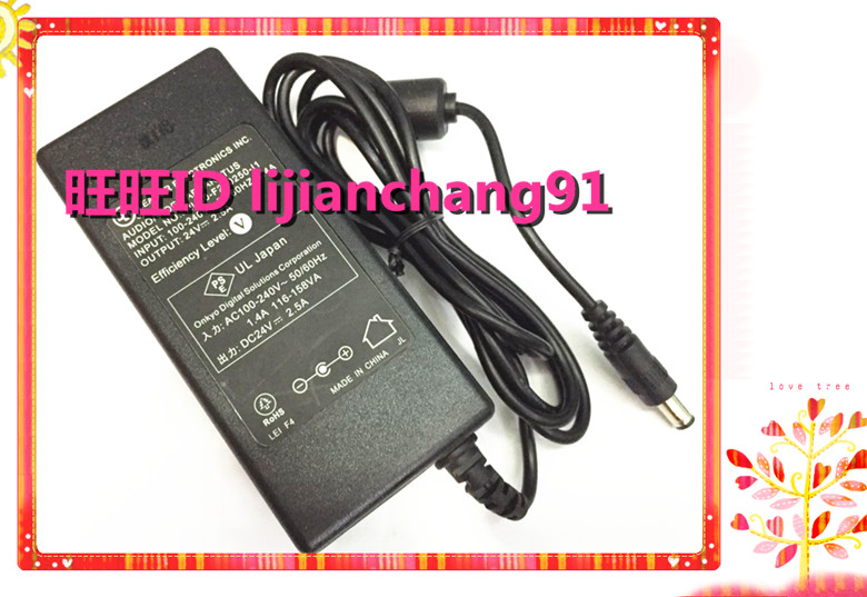DC 24V 2 5A power adapter for MiLi Photo HI-T36 photo printer