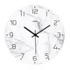 Modern simple imitation marble clock living room wall clock creative Nordic silent personalized bedroom decoration clock