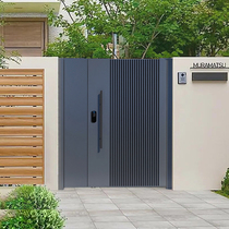 铝合金庭院门别墅小院门室外围墙花园入户门院子户外铝艺双开大门