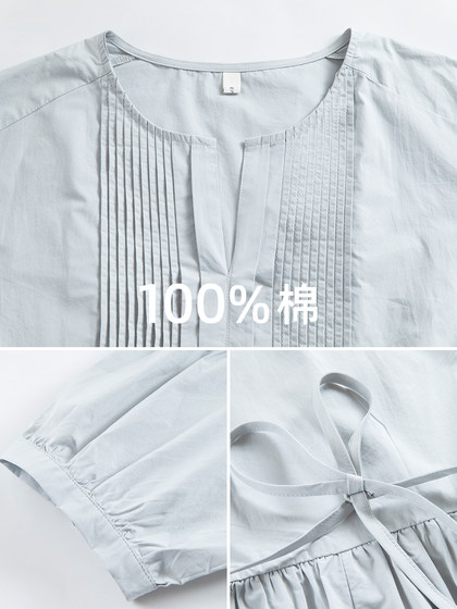 孕妇裙夏款2025新款夏装连衣裙高级感大码小个子宽松中长款女夏季