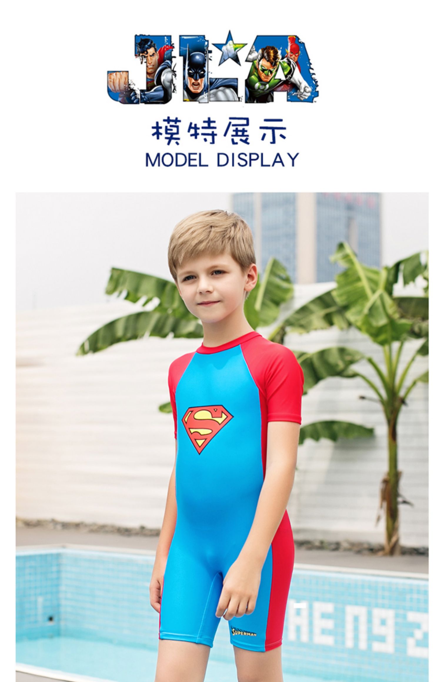 Áo tắm trẻ em một mảnh áo tắm cho bé trai siêu nhân áo tắm cho bé trai quần bơi bé trai - Bộ đồ bơi của Kid đồ bơi 2 mảnh cho bé gái