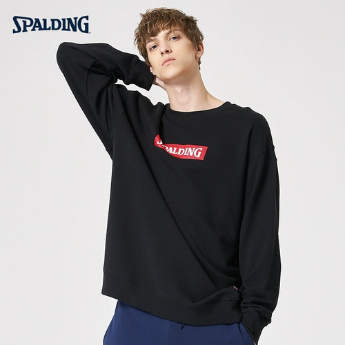 Spalding, хлопковая комфортная толстовка для отдыха подходит для мужчин и женщин, с печатью вашего логотипа