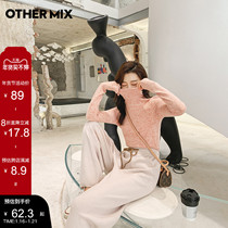 OtherMix high neck base shirt women winter 2021 New Interior piling pile collar top ins slim long sleeve T-shirt