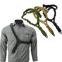 American single-point tactical gun rope single-point nylon lanyard multi-functional outdoor task rope metal buckle tactical strap