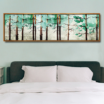 Nordic style bedroom bedside decoration painting living room hanging painting simple modern green plant warm