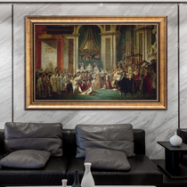 Napoleon Coronation figure oil painting world famous painting European living room hanging painting mural decoration painting office