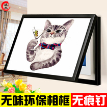 Electricity meter box decorative painting Non-hole blocking distribution box Nordic living room hanging painting power box