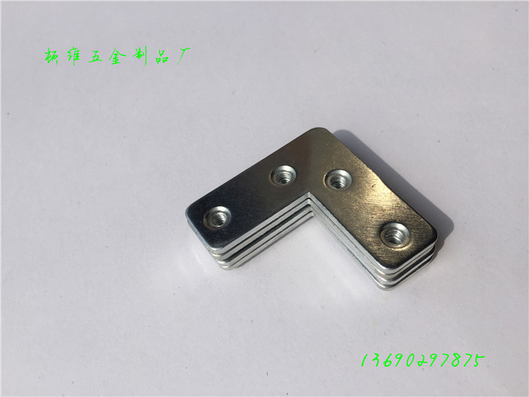 Aluminum alloy door and window iron corner 7 - word aluminum frame frame corner L - angle bracket door and window connector corner code