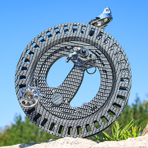 Kite roulette high-end line wheel bearing hand wheel with brake anti-reversal kite hand wheel back pulley winding spool