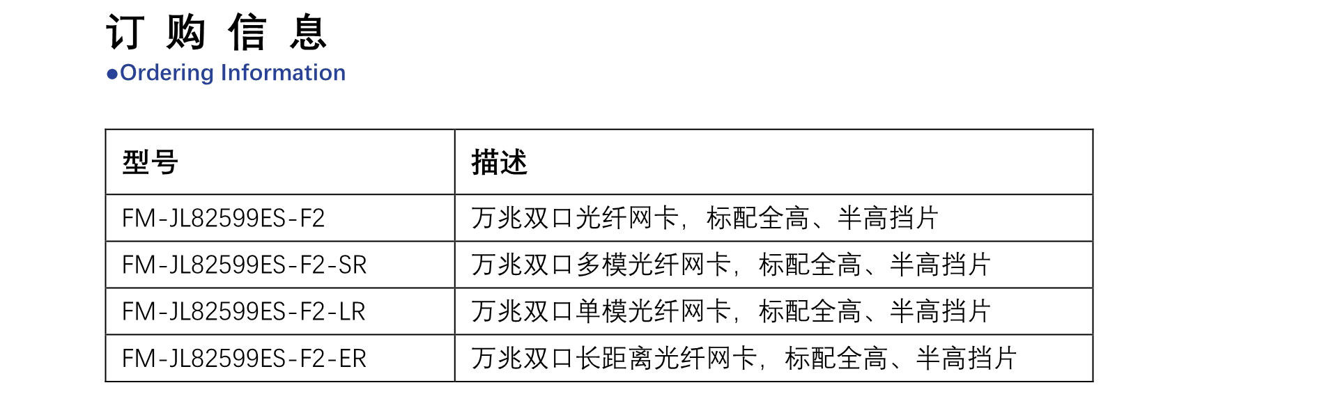 Адаптер USB 飞迈瑞克万兆双光口网卡intel82599es芯片sfp+伺服器万兆网卡pcie Femrice
