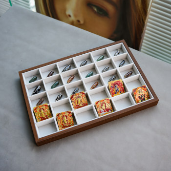30-grid large-capacity jewelry desktop storage tray