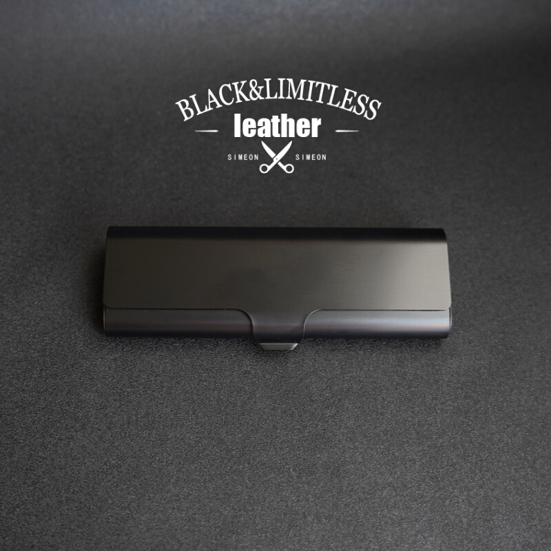 Glasses Case for Students and Children, Metal Aluminum Storage Box for Myopia Glasses, Compact, Pressure-Resistant, Simple Style, Reading Glasses Case