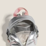 Laen vlocc нише -старший чувствительный серебряный розовый балет сумки для плеча женская 2024 Новый студент поездок на маленький рюкзак