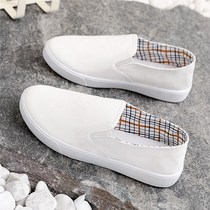 Nurse Shoes Women White Flat Bottom Anti Slip Casual Shoes Light Comfort Beauty Shoes Little White Shoes Soft Base Old Beijing Cloth 