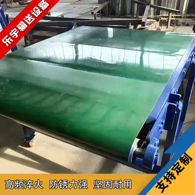 Belt conveyor lifting conveyor assembly line table food grade high temperature resistant small transmission belt customization