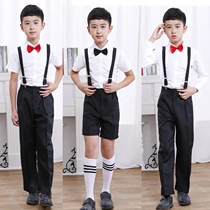 61 flower boy acting out of uniform with pants choral boy girl suit student child gown to recite host woman