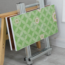 Night market stall folding table table table commercial storage household with Chair Family folding dining table