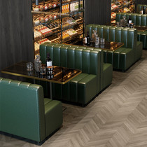 Bar Table And Chairs Suit Barbecue Shop Special Retro Bench Restaurant Cassette Home Teahouse Sofa Table And Chairs Combination