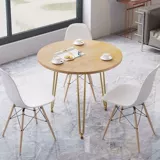 Круглый стол, обеденный стол, обеденный стул, комбинация стола для переговоров и стульев, современный простой балкон, небольшой журнальный столик, обеденный стол для маленькой квартиры, дома