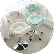 Modern simple bar chair computer chair lifting backrest rotating study chair beauty makeup stool front desk office chair