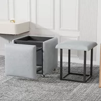 [Черная полка] Светло-серый-Техническая ткань [Флагманская модель] 45*45-Толстый латекс