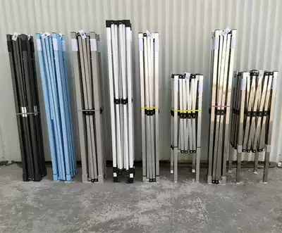 Advertising tent bracket four corner umbrella accessories thickened telescopic stalls stall canopy