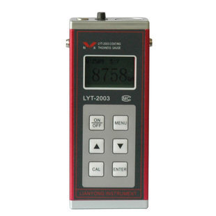 Lianyong LYT-2001 Coating Thickness Gauge Iron-based Coating Thickness Gauge Special for Fluorine-lined Valves 0-1200um