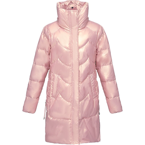 Глянцевый бархатный брендовый пуховик, куртка, коллекция 2022, утиный пух, 2023