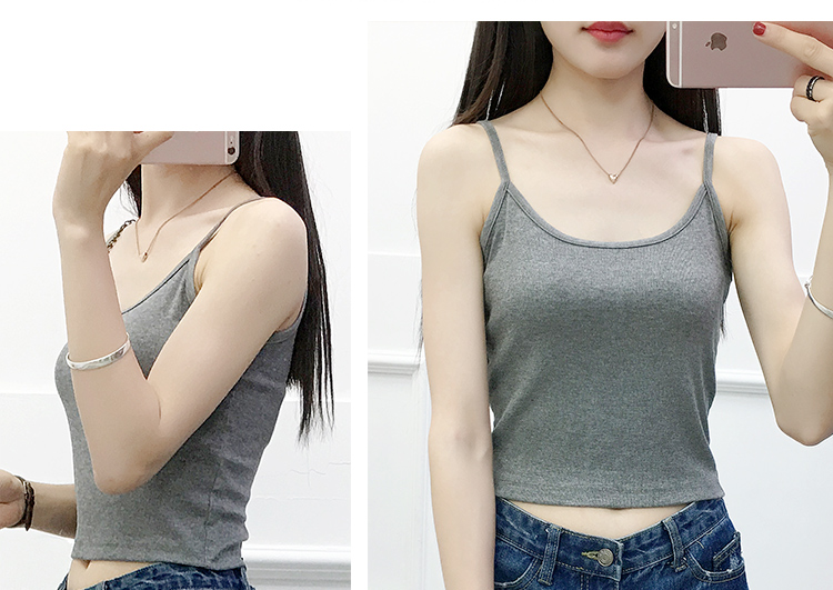 Bọc đồ lót nữ phương thức chống ánh sáng sling top ống top vest phần dài ngực trần ngực trái cây đáy quần áo hoang dã