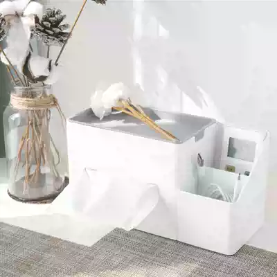 Nordic ins multifunctional meal paper towel box household living room coffee table remote control storage box creative box sanitary paper box