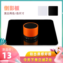 Black White Acrylic Inverted Shadow Board Photo Background Cloth Photographic Props Background Paper Ornament Scenery Jewelry