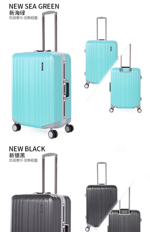 POLO Paul vali nữ 20 inch caster vali sinh viên nam 22 inch khung nhôm xe đẩy LA145 vali supreme
