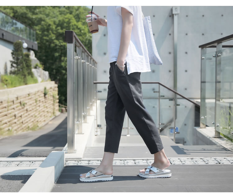 Outwear Summer Thin Casual Cotton and Linen Autumn Maternity Pants — 16