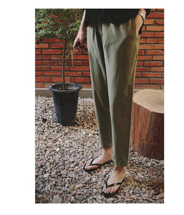 Outwear Summer Thin Casual Cotton and Linen Autumn Maternity Pants — 21